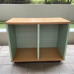 カラーボックス（キャスター付き）の画像