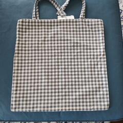 IKEA廃盤人気柄 モノトーンチェック チェアシート/クッションカバー38 x 38 cmの画像