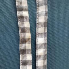 IKEA廃盤人気柄 モノトーンチェック チェアシート/クッションカバー38 x 38 cmの画像