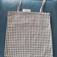 IKEA廃盤人気柄 モノトーンチェック チェアシート/クッションカバー38 x 38 cmの画像