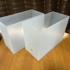 ファイルボックス　2個セットの画像
