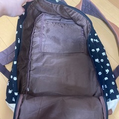 スウェットキャンパスリュック ねこ柄の画像