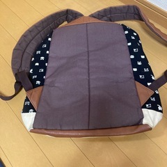 スウェットキャンパスリュック ねこ柄の画像