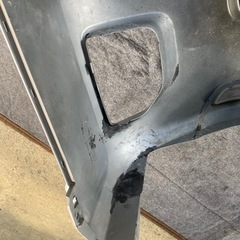 200系 ハイエース 標準ボディ用 純正フロントバンパー 1E7 シルバーの画像