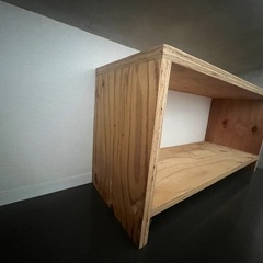 収納木箱兼ベンチ2つの画像