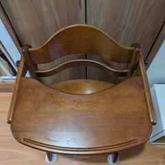 大和屋 すくすくチェアプラス テーブル付き 中古の画像