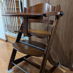 大和屋 すくすくチェアプラス テーブル付き 中古の画像