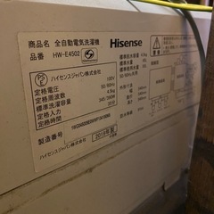 ※受付終了【無料】洗濯機・引き取りできる方の画像