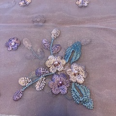 ショール　ストール　刺繍入りの画像