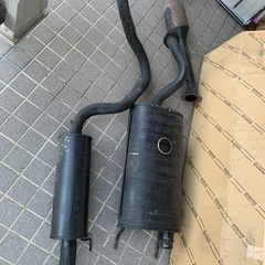 ランクル100 ディーゼル中期マフラー本体　ランドクルーザー100