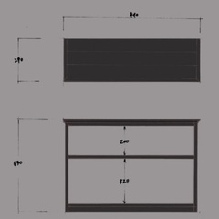 テレビボード　本棚の画像