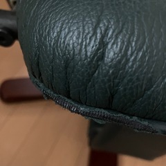 リクライニング付 肉厚合皮チェアの画像