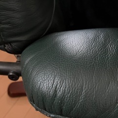 リクライニング付 肉厚合皮チェアの画像
