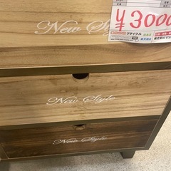 【中古】¥3,000 収納棚　引き出し　和タンス　3段式【IH23】の画像