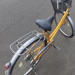 26インチ 🚲 中古 自転車 8,980円 🔑鍵新品 💡ライト付 新規防犯登録料コミ 891の画像