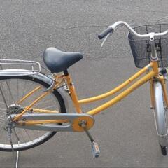 26インチ 🚲 中古 自転車 8,980円 🔑鍵新品 💡ライト付 新規防犯登録料コミ 891の画像