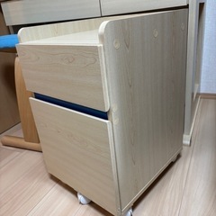 LOWYA学習机 サイド引き出しの画像