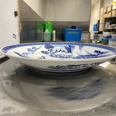 【引き取り限定】中古品　有田焼　大皿　絵皿　の画像