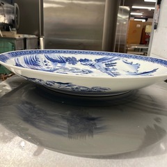【引き取り限定】中古品　有田焼　大皿　絵皿　の画像