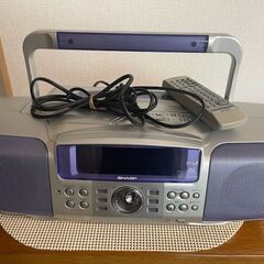 【ジャンク品】シャープ　ＭＤ／ＣＤラジカセ　MD-F250の画像
