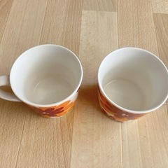 未使用　花柄マグカップ　2セットの画像