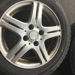 165/70R14 アルミホイール付スタッドレスタイヤ 4本セットの画像