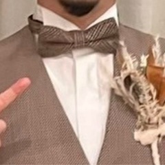 ウェディング用オフショルダー&蝶ネクタイの画像
