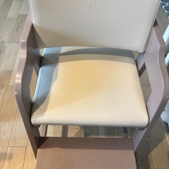 タンスのゲン　ベビーチェア　グレージュの画像