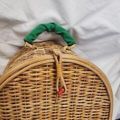 あげます❗かわいいカゴバッグの画像
