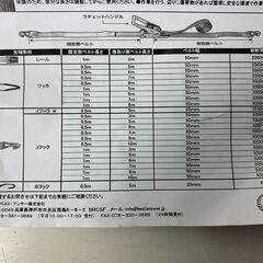 (250811)　★未使用品★ラッシングベルト　6.5m　2000kg　　2／2の画像