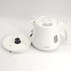 TIGER タイガー 電気ケトル PCM-A060 2022年製 0.6L 白 ホワイト 25h菊TK8の画像