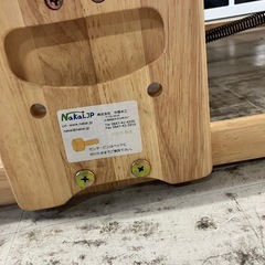 O 2508-328中居木工 折りたたみすのこベッド 付属品有りバラ売り不可 中古美品の画像