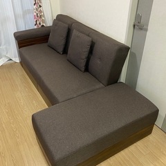【美品】収納たっぷりソファーベッドの画像