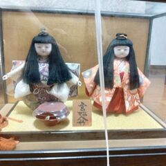 わらべ人形　宮様人形　和人形　雛人形など三作品　ケース付きの画像