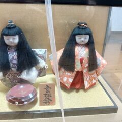 わらべ人形　宮様人形　和人形　雛人形など三作品　ケース付きの画像