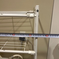 洗濯機上　ラックの画像