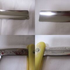 G∀219 西洋剃刀 ヘンケルス ドイツ ゾーリンゲン 17 J.A.HENCKELS SOLINGEN ZWILLINGSWERK 17 検：カミソリ 髭剃り 理容室 床屋の画像