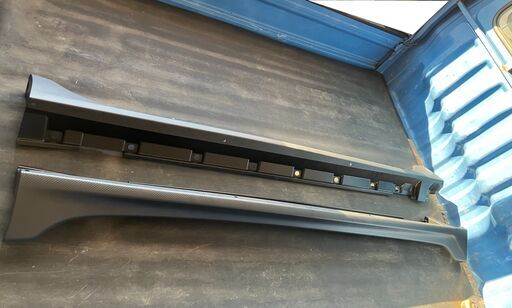 【新車外し】スズキ ZC33S スイフトスポーツ 純正 左右サイドスポイラー サイドステップ カーボン調 損傷リフレッシュ等に