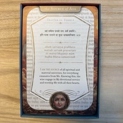 オラクルカード　The GITA Wisdom from the Bhagavad Gitaの画像