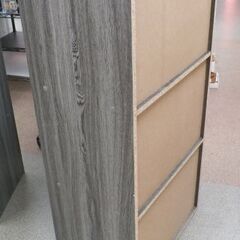 ② カラーボックス 3段 高さ88×幅41.5㎝ 収納棚 木目調 グレー系 フリーラック 西岡店の画像
