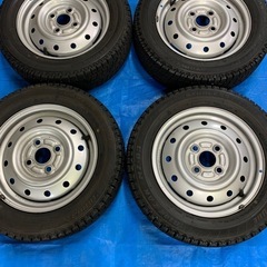 タイヤ付スチールホイル 4本セットの画像