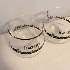 TEACHER S ウイスキーグラス 丸いグラスの画像