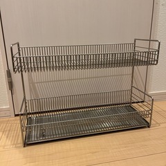 水切りラック　水切りかご　ベルメゾンの画像