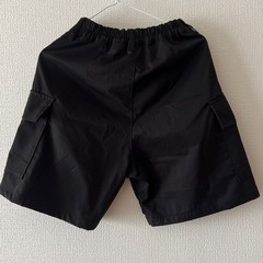 カーゴハーフパンツ　黒の画像