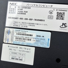 【中古】NEC ノートパソコン LS550/D  Windows7 Core i5 ブ
ルーレイ 4GB/500GBの画像