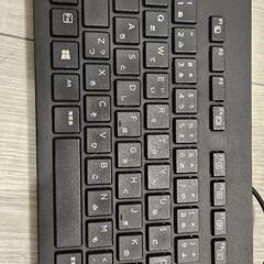 HP製のUSB接続キーボードの画像
