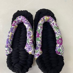 プレゼントにも最適　手作り布ぞうり❣️の画像
