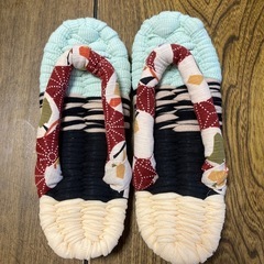 プレゼントにも最適　手作り布ぞうり❣️の画像