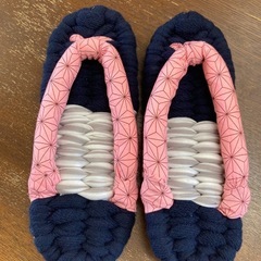 プレゼントにも最適　手作り布ぞうり❣️の画像