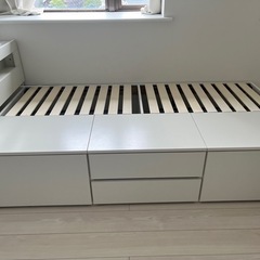 収納付きシングル
ベットフレームの画像